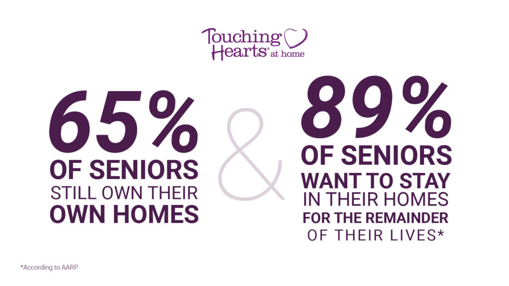 senior care services touching hearts infographic