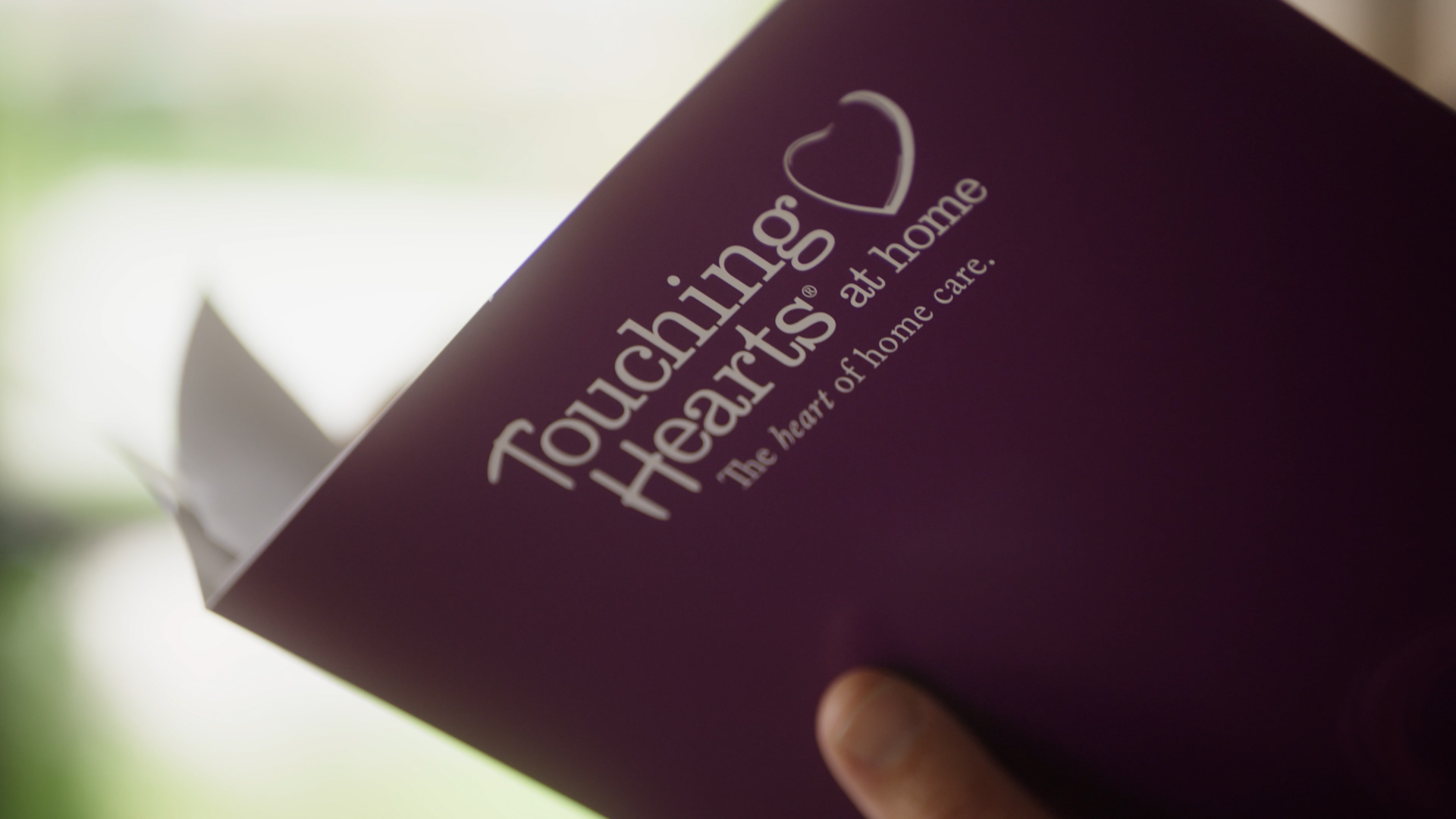 Touching Hearts at Home family-owned business pamphlet
