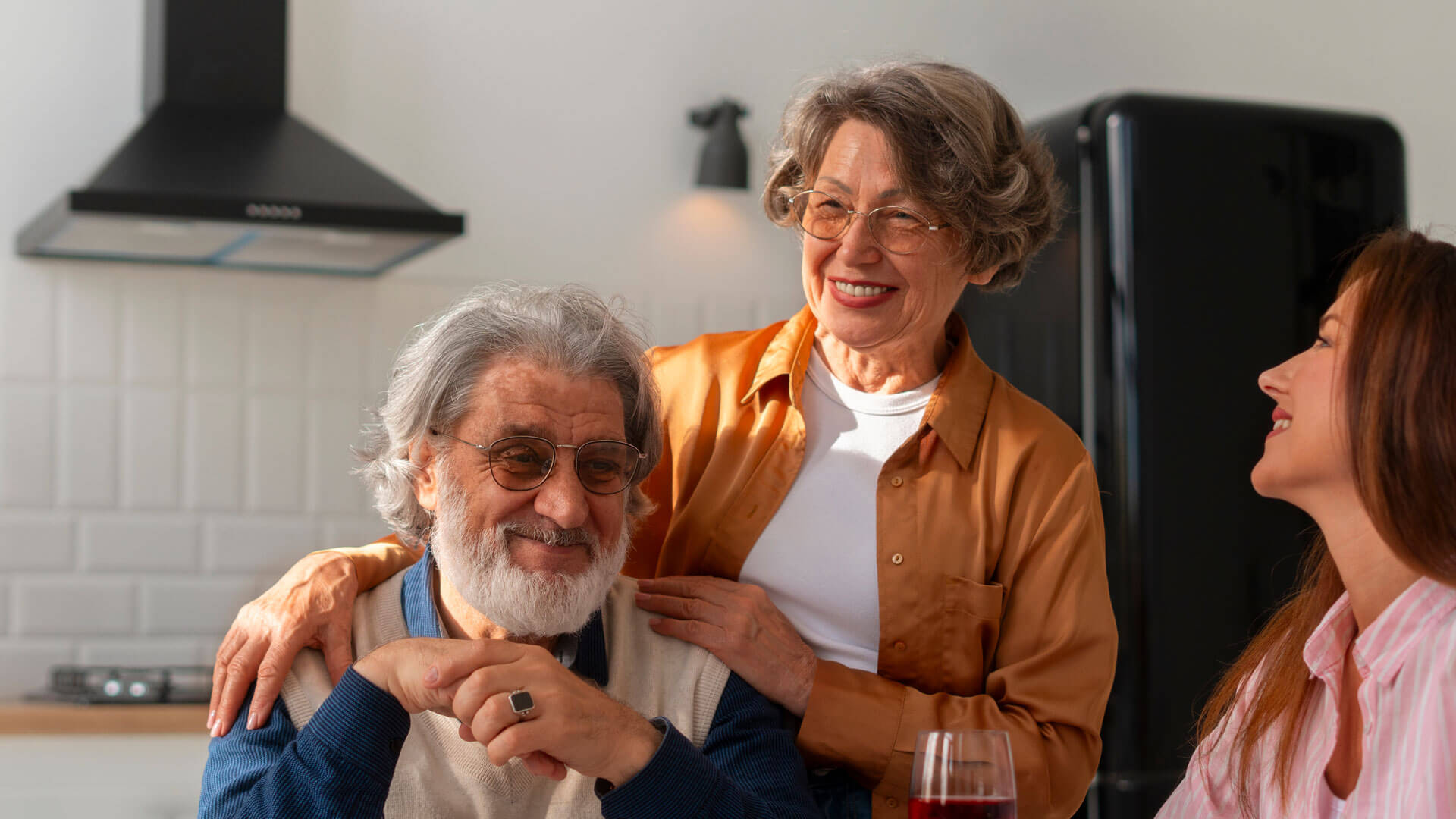 Touching Hearts team member working